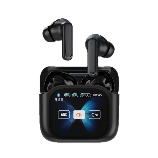 BY16 Smart Audio AI Translator Earbuds 150 Online Translation Languages Earbuds Screen Binaural Voice Translating Ear Buds